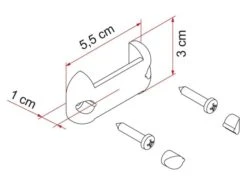 Fiamma Fix Organizer Supports Muraux