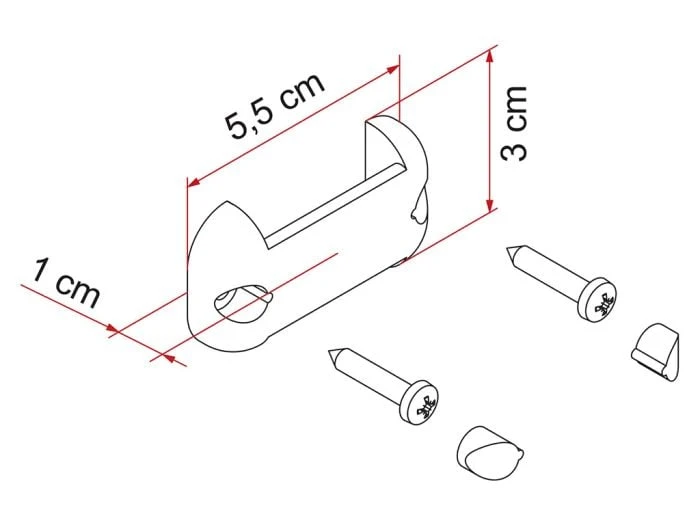Fiamma Fix Organizer Supports Muraux