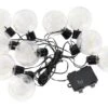 Guirlande Lumineuse Ampoules Transparentes 50 LED