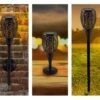 Solar LED Torche De Jardin 3 Options Torche Solaire