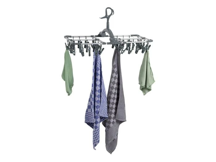 Bo-Camp Étendoir à Linge Pliable 36 Piquets – Image 4