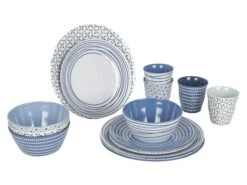 Bo-Camp Mix & Match Service Vaisselle 16 Pièces