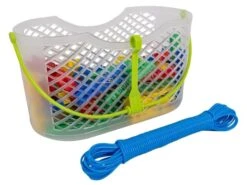 Bo-Camp Corde à Linge Avec 50 Pinces