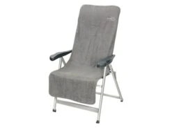 Bo-Camp Housse De Fauteuil Taille M Gris