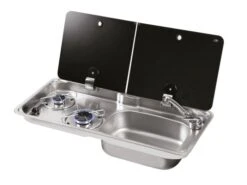 CAN FL1765 Combiné Plaque De Cuisson Gaz Avec évier