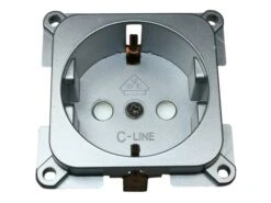 Haba C-line Prise De Courant - Silver