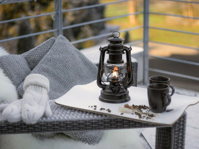 Lampe TempĂȘte Feuerhand Baby Special 276 Noir Mat â Image 2