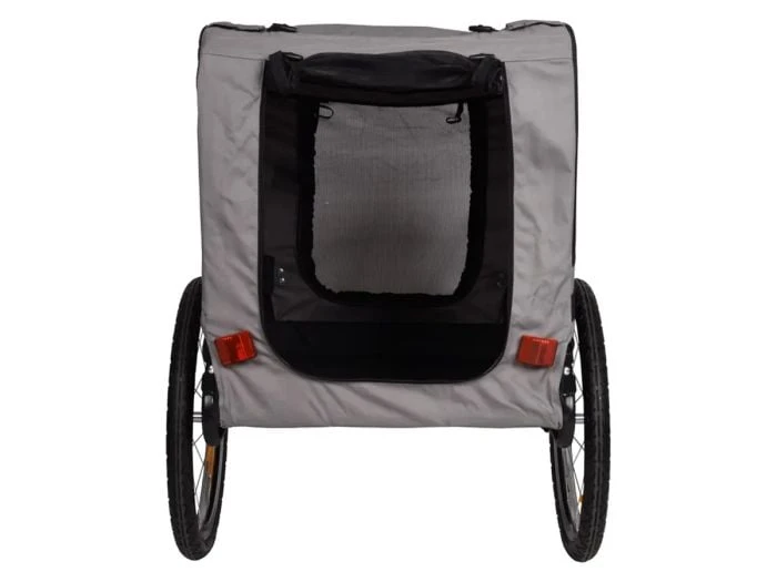 Flamingo Doggy Liner Juliette Gris Remorque à Vélo Pour Chien – Image 3
