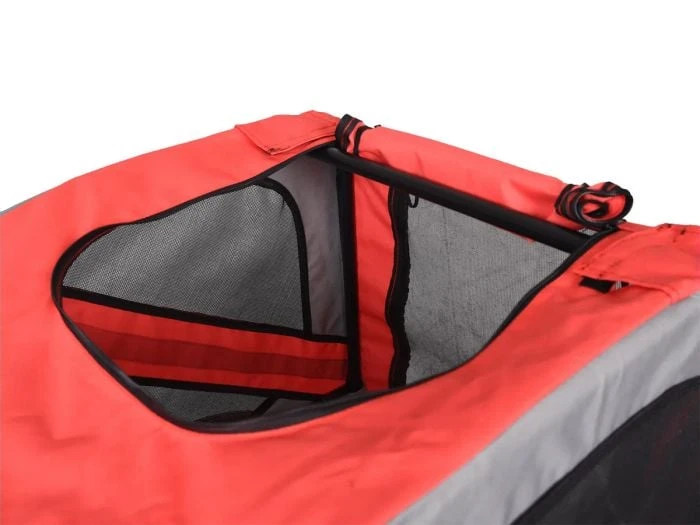 Flamingo Doggy Liner Juliette Rouge Remorque à Vélo Pour Chien – Image 2