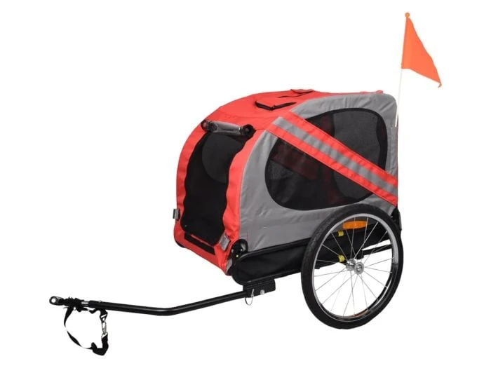 Flamingo Doggy Liner Juliette Rouge Remorque à Vélo Pour Chien – Image 4