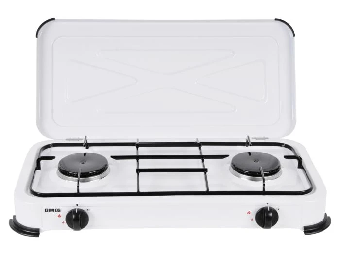 Gimeg Réchaud 2 Feux Blanc – Image 2
