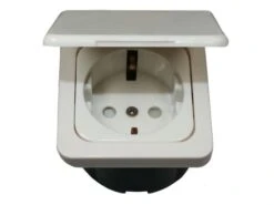 Haba Prise Murale + Couvercle - White