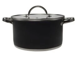 Casserole En Acier Inoxydable Ø 24 Cm Noir
