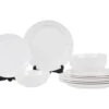 Kampa Classic White Service Vaisselle 12 Pièces