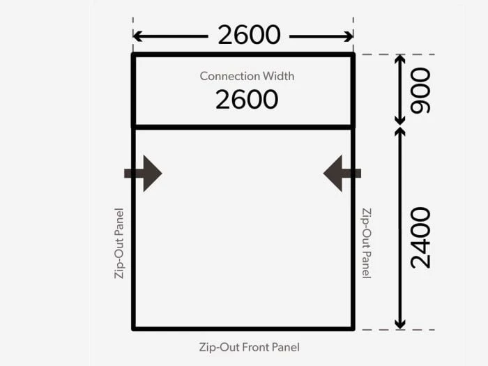 Dometic Rally Air Tour 260 Drive-Away Auvent Camping-car – Image 8