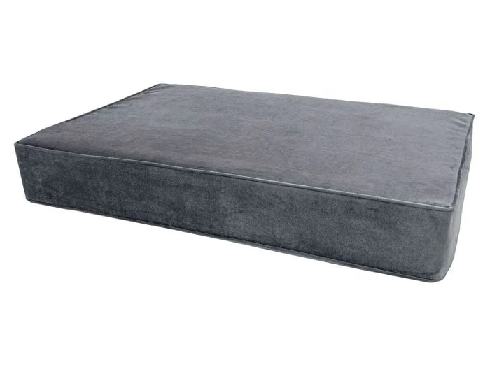Coussin Orthopédique Pour Chien Madison Small Velours Gris