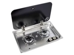 NavyLoad Plaque De Cuisson à Gaz 2 Feux 53 X 32,6