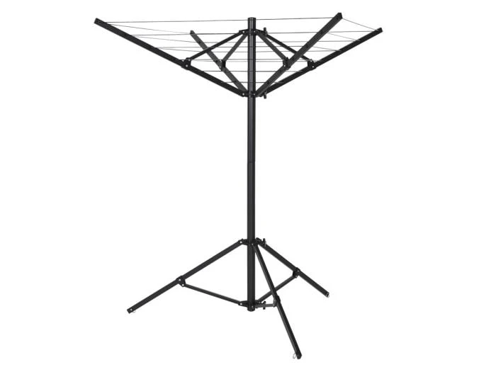 Obelink Séchoir Rotatif Avec Piedet Sac - Noir