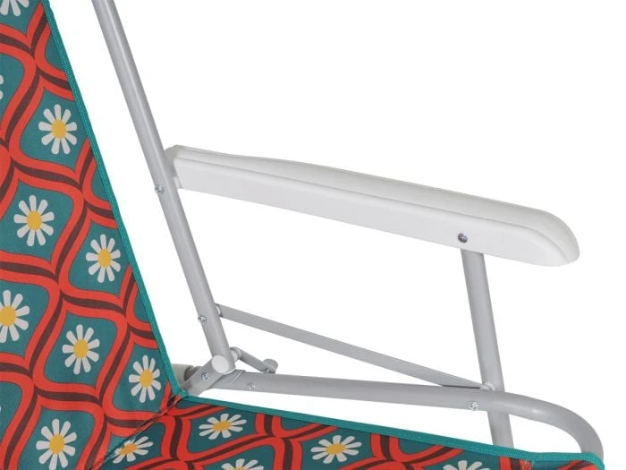 Obelink Unica Retro Flower Chaise Pliante – Image 5