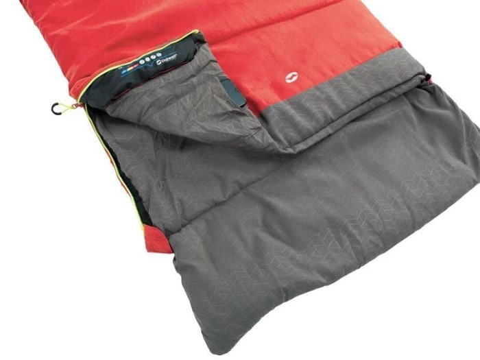 Sac De Couchage Outwell Celebration Lux Red - Gauche – Image 3
