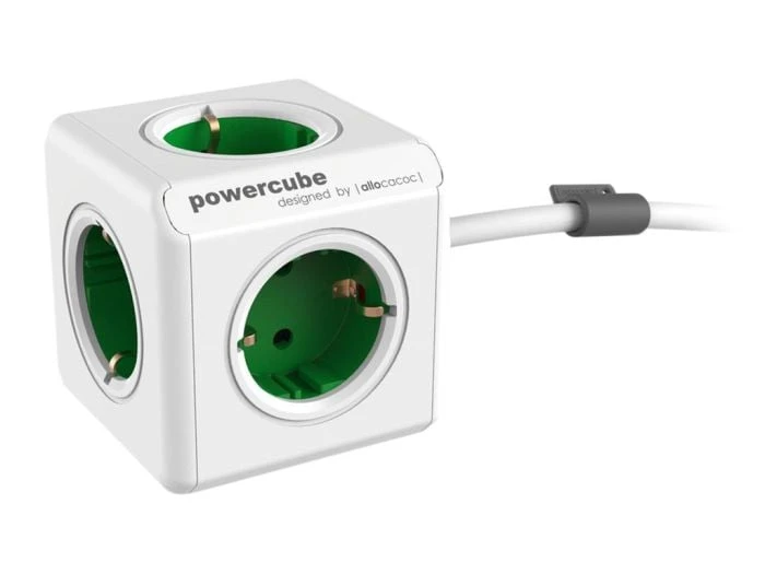 PowerCube Extended Avec Barrette D'alimentation Verte Dock