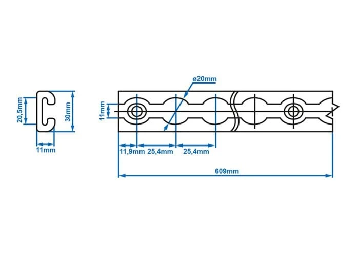 ProPlus Kit De Rail D'arrimage - 60 Cm – Image 4