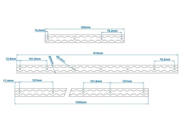 ProPlus Kit De Rail D'arrimage - 60 Cm – Image 3