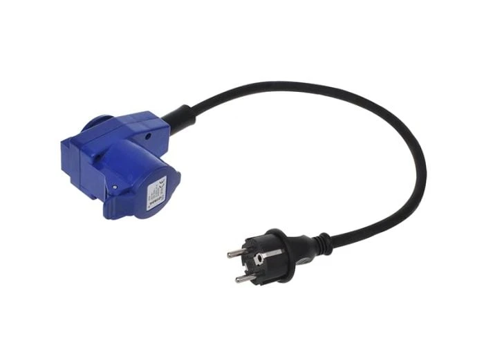 ProPlus Adaptateur CEE Europe Du Sud Prise Coudée