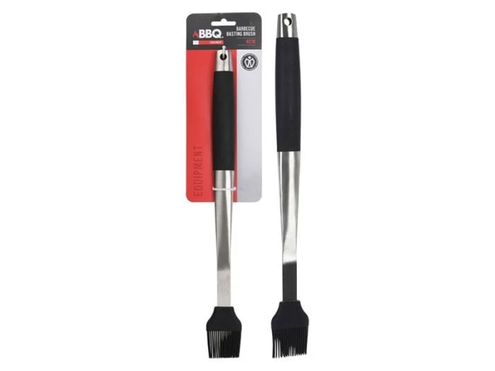 BBQ 41 Cm Acier Inoxydable Brosse Ă Marinade