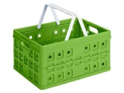 Sunware Square Caisse Pliante + Anse - Green