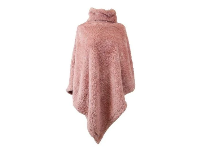 Unique Living Dara Poncho - Old Pink