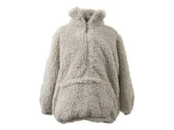 Sweat à Capuche Oversized Unique Living Kids Willow - Chateau Gris