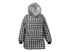 Unique Living Sweat à Capuche Oversize - Noir Blanc