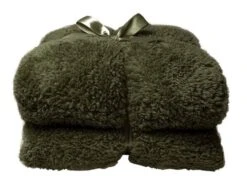 Unique Living Teddy Plaid - Vert Foncé