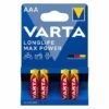 Varta Longlife Max Power AAA 4 Piles