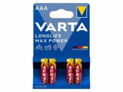 Varta Longlife Max Power AAA 4 Piles