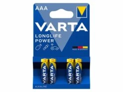 Varta Longlife Power AAA 4 Piles