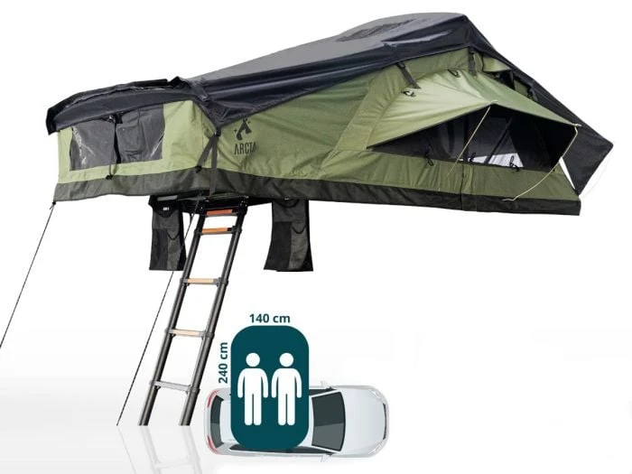 Arcta Viator 140 PRO 2.0 Tente De Toit – Confort Haut De Gamme Pour Deux Aventuriers – Image 2