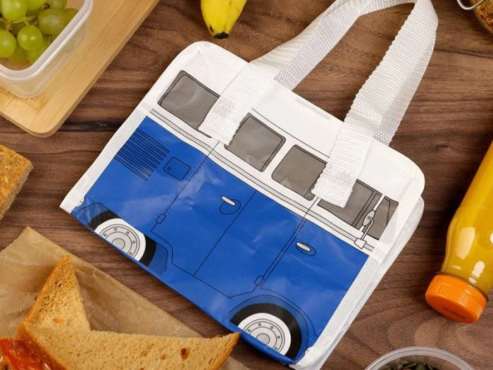 Petit Sac à Lunch Bleu Volkswagen T1 – Image 3