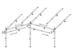 Obelink Armature Auvent Acier 25 Mm Taille 11 - 20