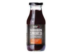 Weber Sauce Barbecue Bourbon Smoked Pour Steaks